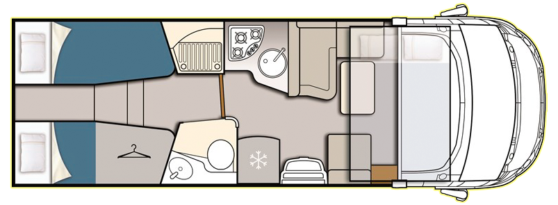 Grundriss M-Liner 1 vollintegriert