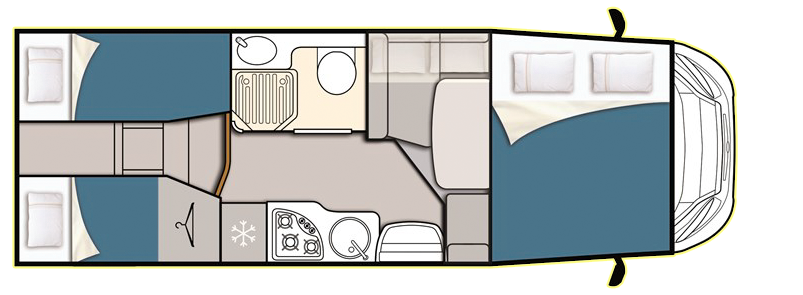 Grundriss Alkoven New York